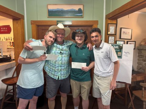 Winning Team with Low Net Score of 54 Dupuis