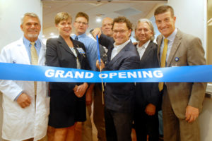 Copley's Clinical Leadership cuts the ribbon on the new James and Mary Louise Surgical Center.