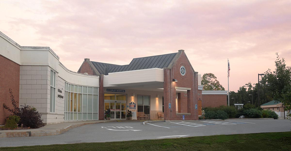 Copley Hospital Entrance