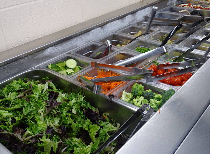 Copley Hospital Cafe Salad Bar