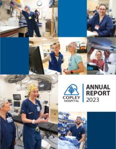 Copley Hospital 2023 Annual Report Cover